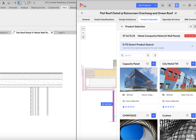 Streamlined Design Development & Documentation with D.TO: Your One-Stop Building Assembly Solution