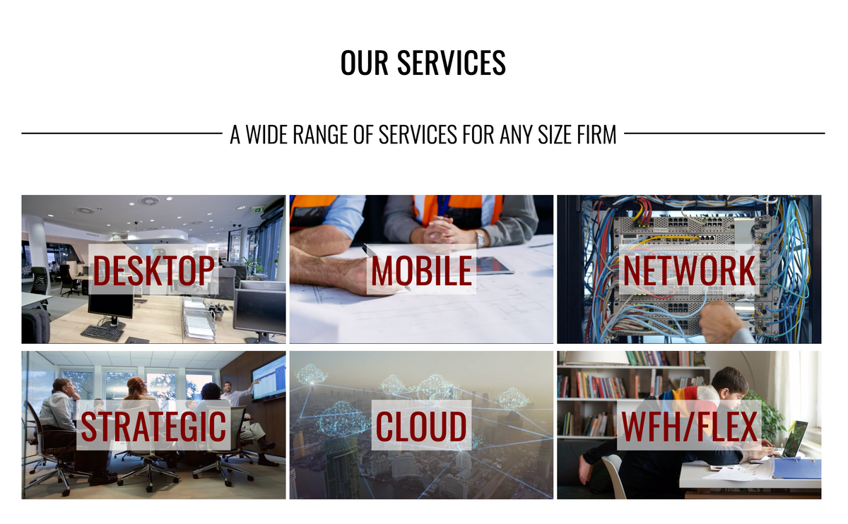 Wide range of services for any size firm