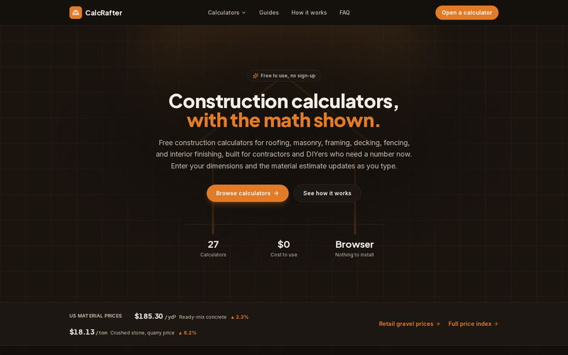 CalcRafter company