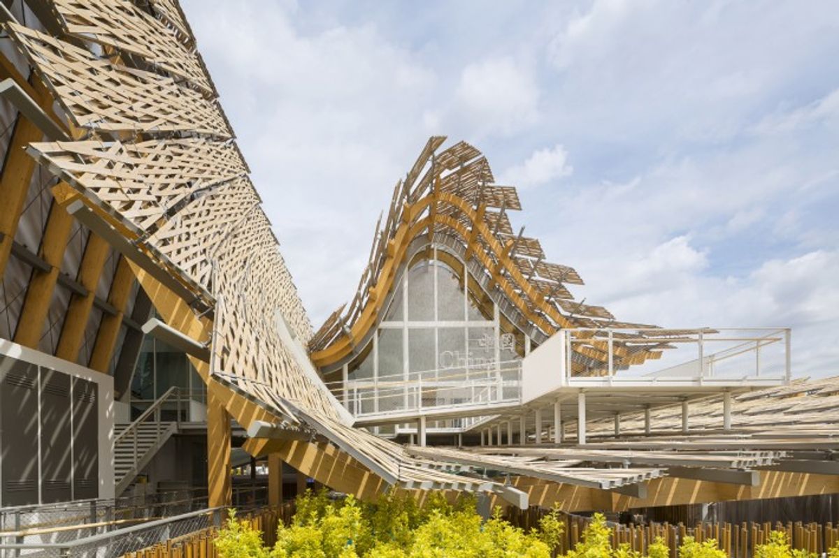 Milano Expo 2015 China Pavilion Roof Facade
