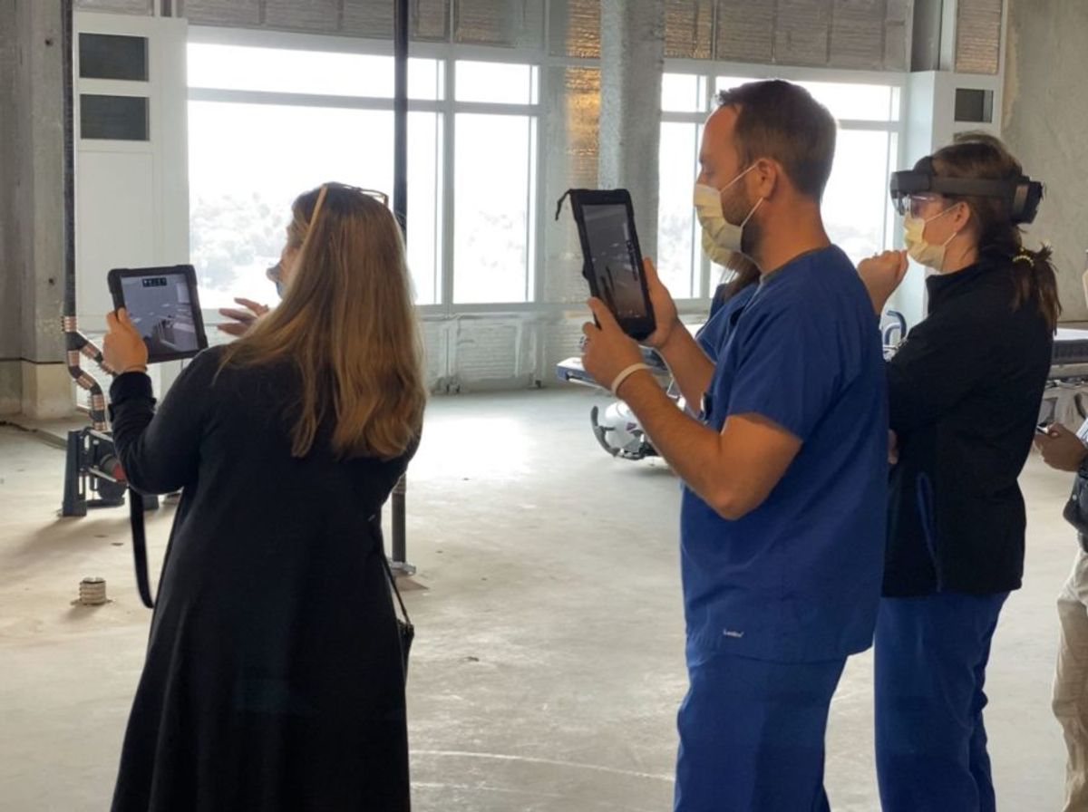 Medical ICU Mockup with AR