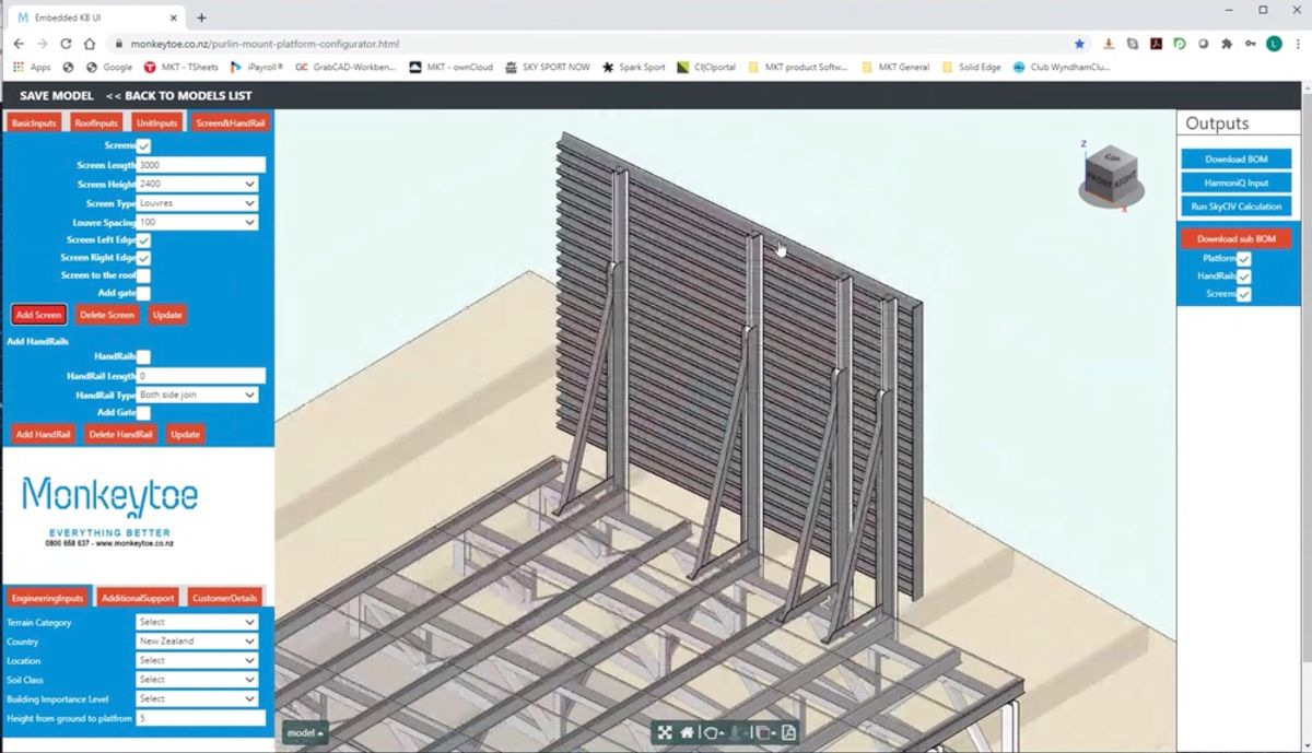 HVAC plant mounting systems 