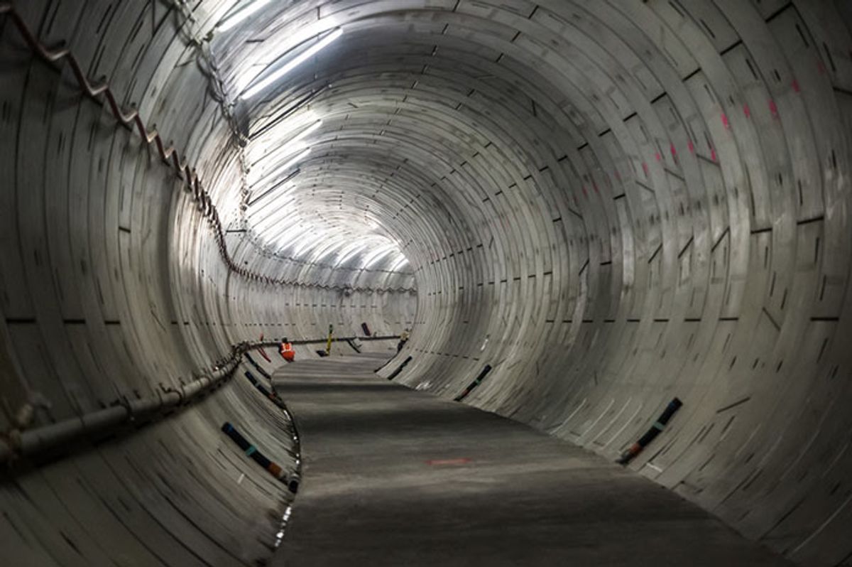 Docklands and south-east London Crossrail tunnels