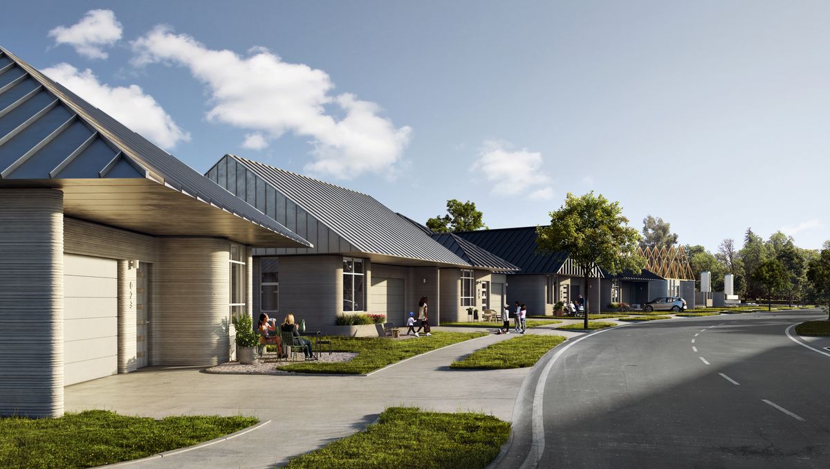 Largest Neighborhood of 3D-printed Homes In Austin, Texas 