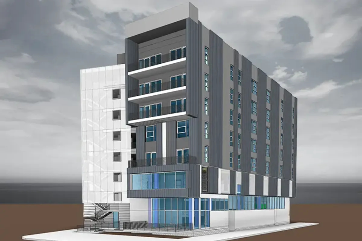 Temple Apartments, California