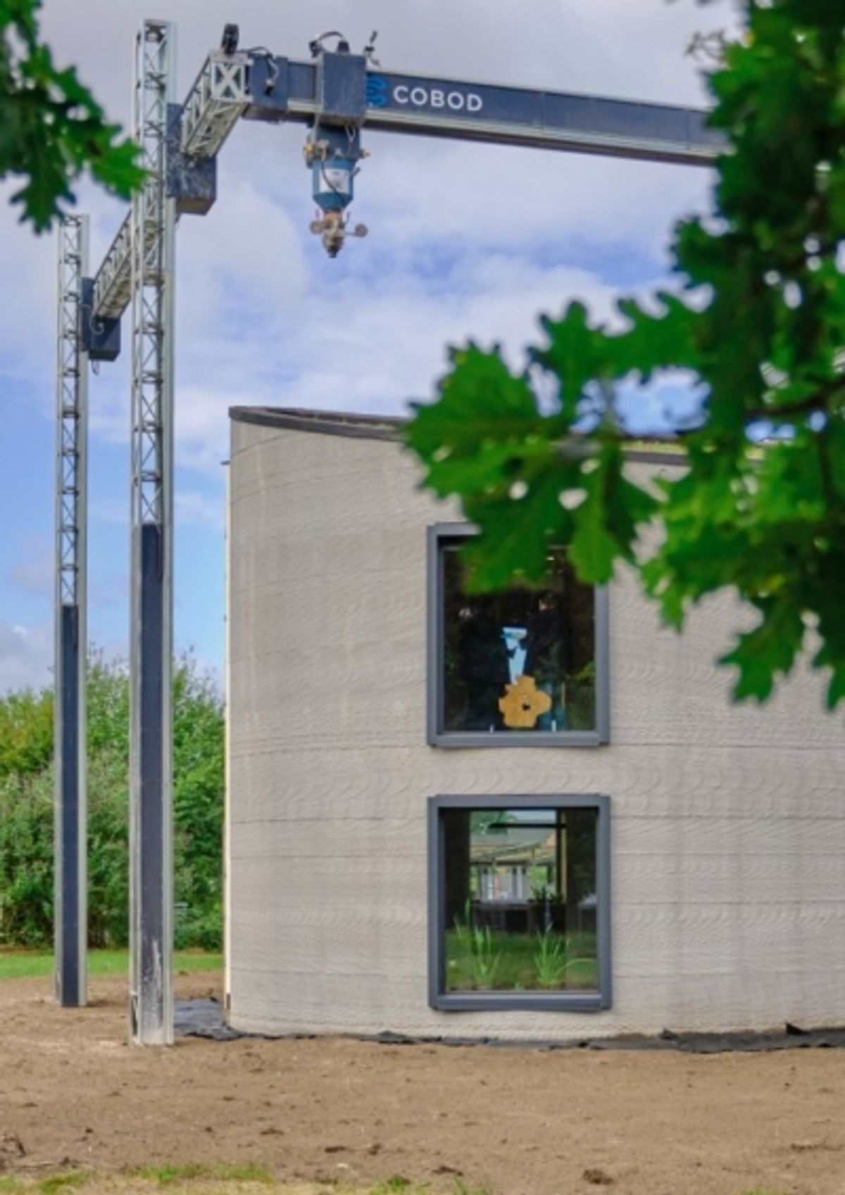 KampC: First two story building printed on site in Europe with BOD2