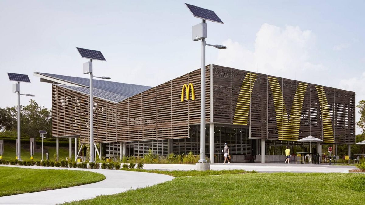 McDonalds Restaurant Orlando - Net-Zero Energy Building Design