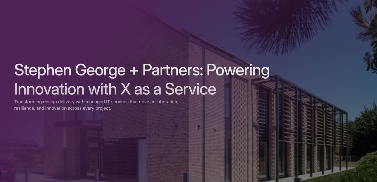 Stephen George + Partners: Powering Innovation with X as a Service