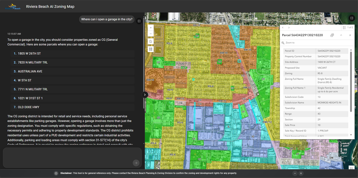 Automating Municipal Planning in the City of Riviera Beach