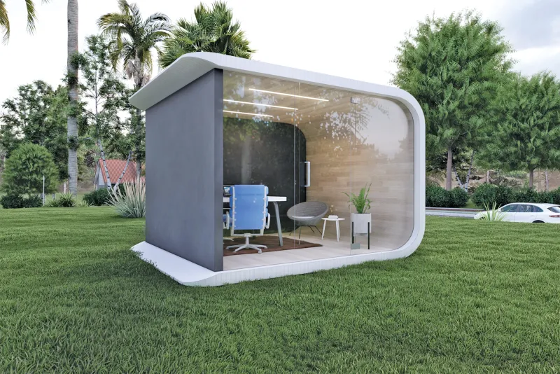 3D homes with recycled plastic