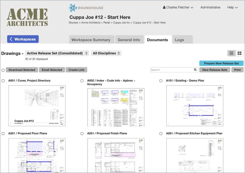 Documents - Manage plans and specs the way they're actually released - as complete 'issue sets' like Pricing Set, Addendum 1, For Construction, or Revision #2.