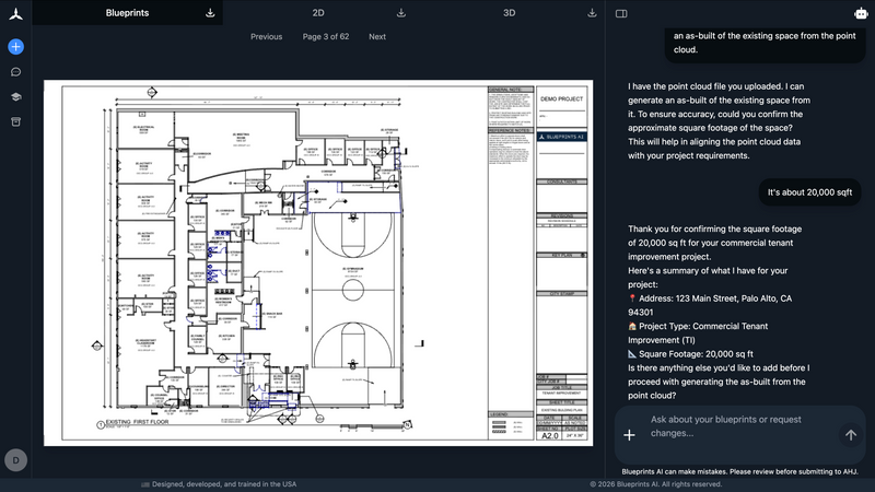 Commercial Project Blueprint Output