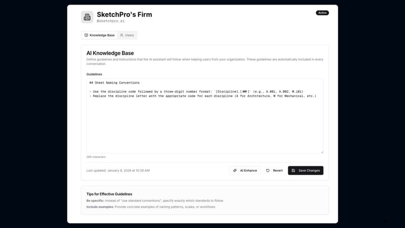 Firm-specific intelligence based on a custom, internal knowledge base
