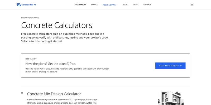 Concrete Mix AI pricing, case studies, alternatives & more