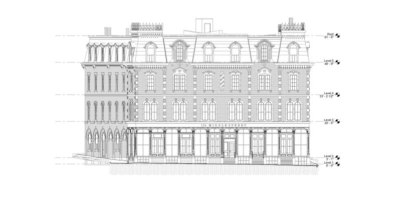 Revit - Portland ME Storefront