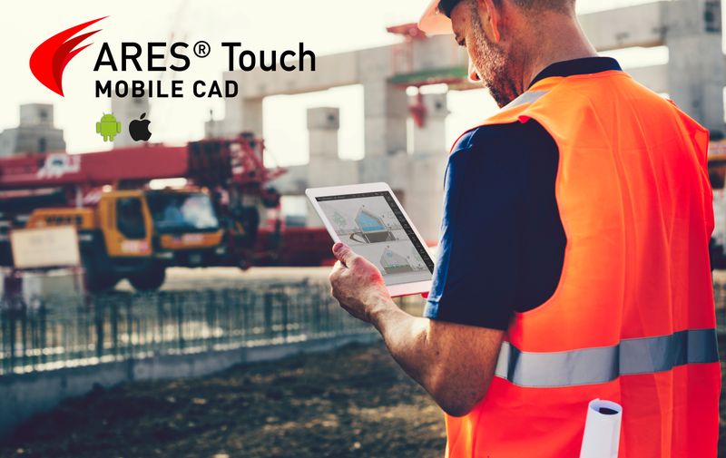 ARES Touch - Mobile CAD: A full set of 2D features to create, modify, and annotate DWG drawings on your Android smartphone/tablet and iOS iPhone/iPad with unique collaboration features to markup with voice, photos, text notes, and stamps.