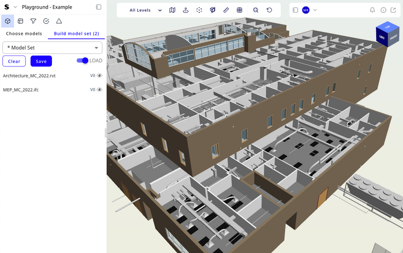 Model view IFC and Revit - Solibri CheckPoint