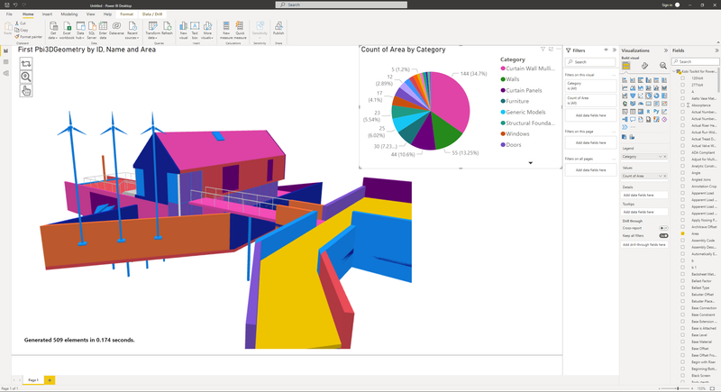 Review Revit Model in Power BI