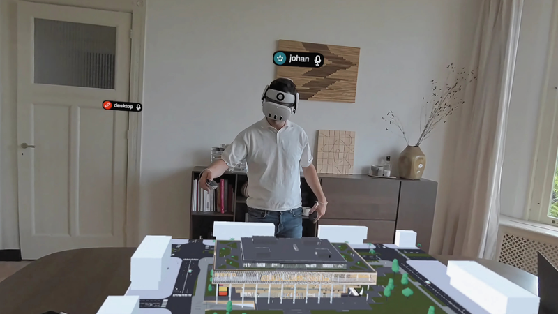 Work together on imported models in Mixed Reality
