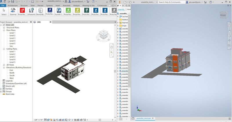 Project Browser all views