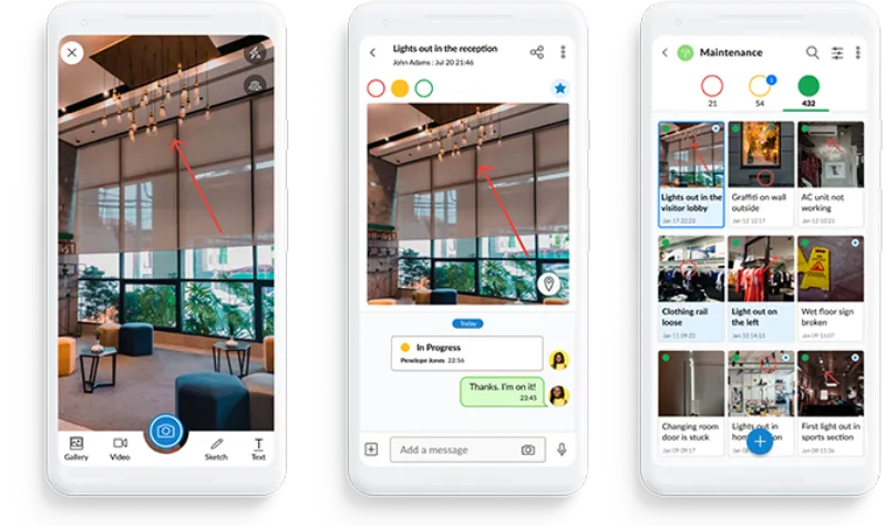 Manage your maintenance and operations using photos