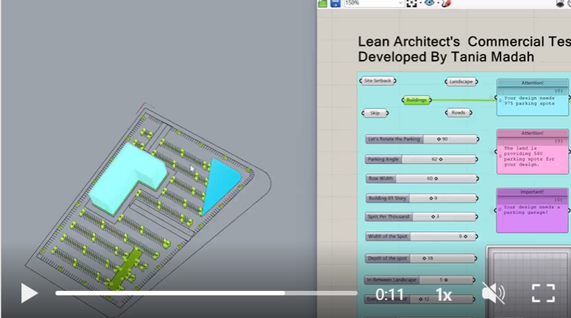 Commercial Test fit (Site Plan)