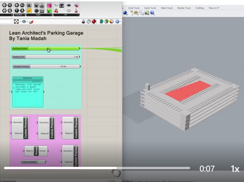 Parking Garage Test fit