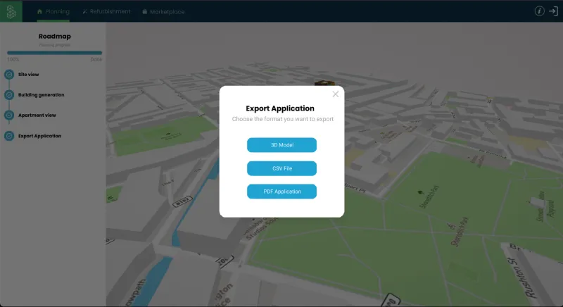 Generate reports for Pre-App and export to further develop the design, in one easy step.