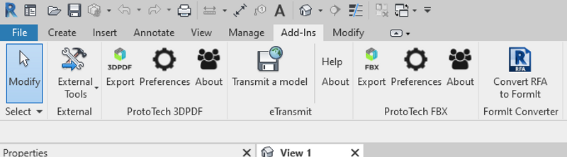 FBX  EXPORTER REVIT_Modify