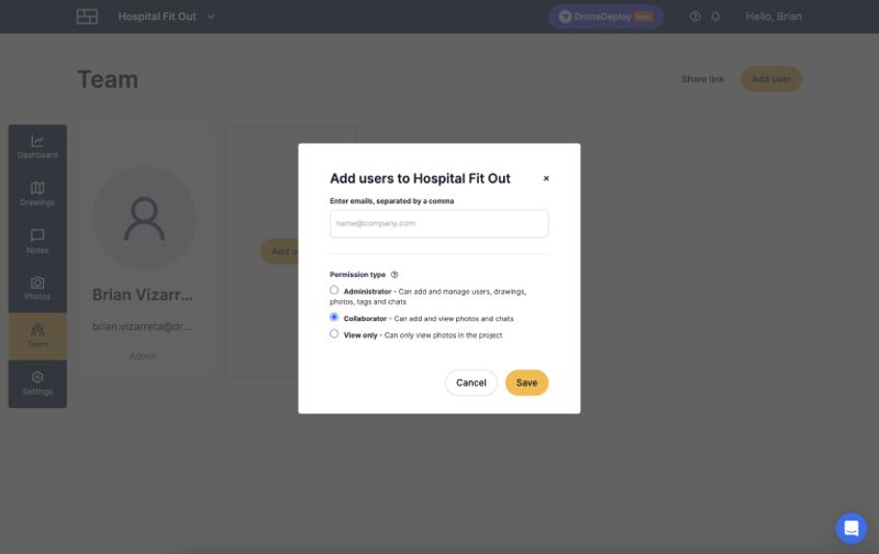 Sharing Invite team members or stakeholders to view via secure links