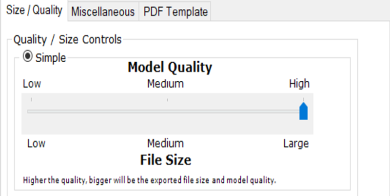 Quality Settings