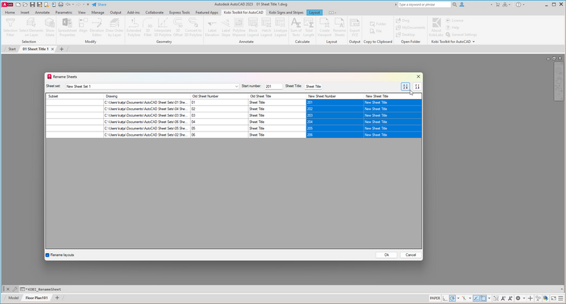 Easily Rename Multiple Sheets at Once