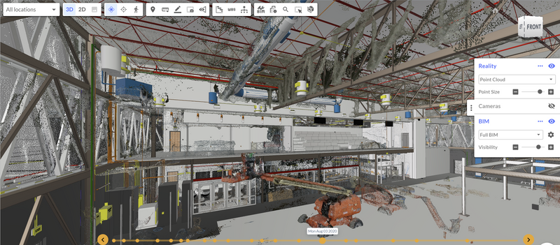Reconstruct automatically generates a 3d point cloud that helps ensure construction projects stay on track, meet quality standards, and minimize risks and errors