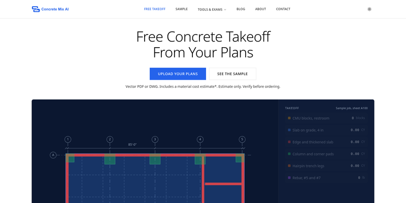 Concrete Mix AI pricing, case studies, alternatives & more